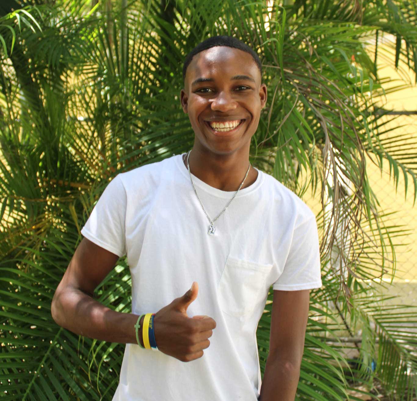Balin, a Helping Hands student entrepreneur